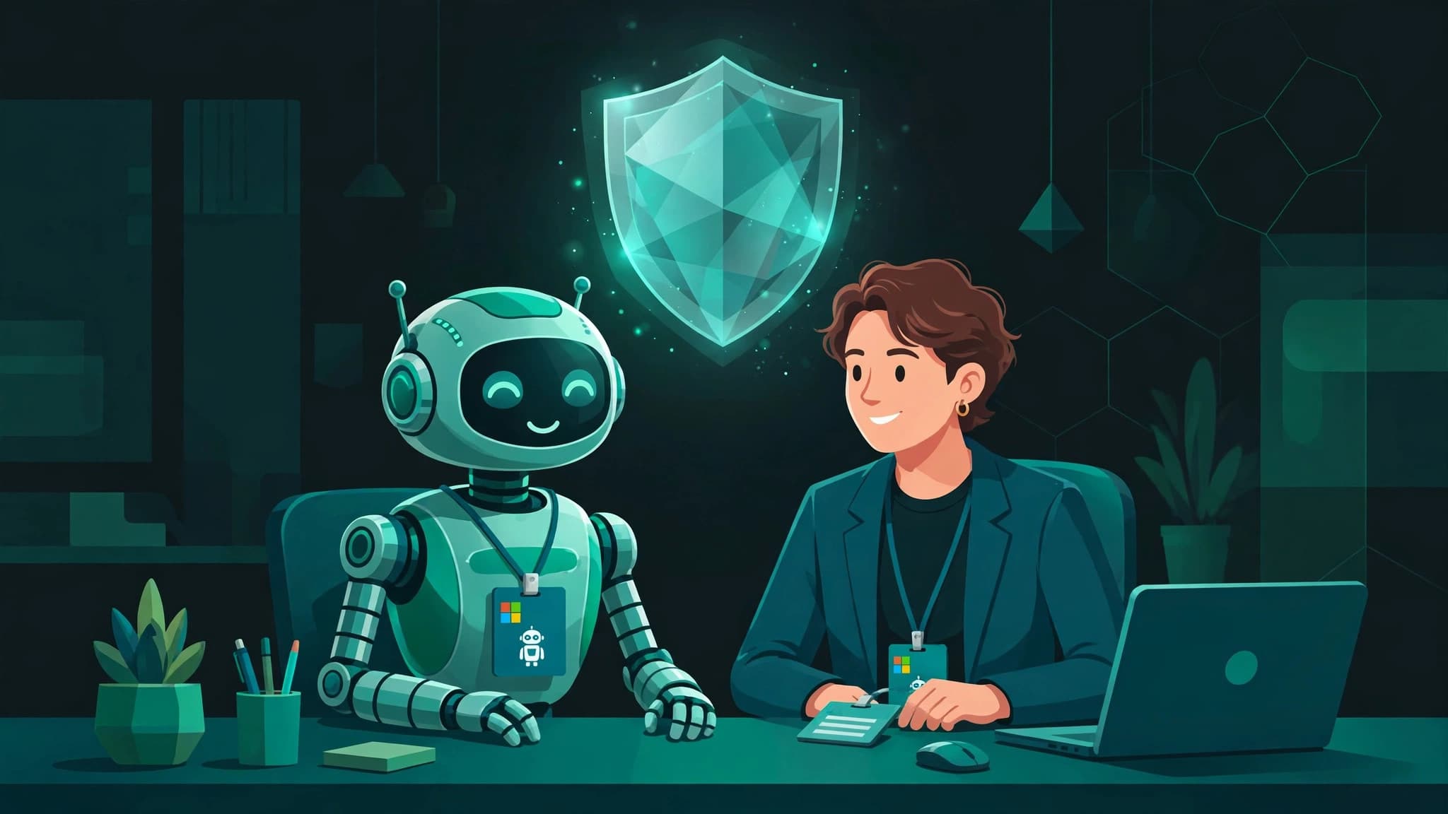 Microsoft gave an AI agent its own employee badge — trust is the whole story